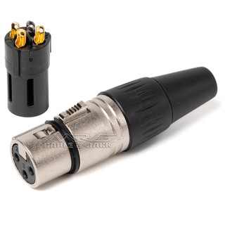 Rắc canon cái chân đồng vỏ bạc, giá 1 chiếc.