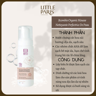 Bọt Sữa Rửa Mặt Bcombio Organic Mousse Nettoyante Fraicheur Visage 150ml