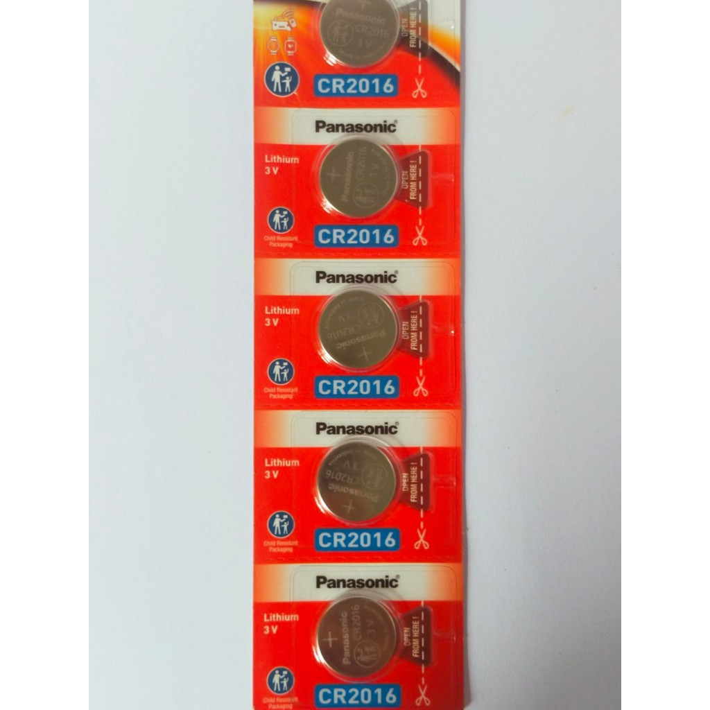 Vỉ 5 Viên Pin PANASONIC CR2025/2016