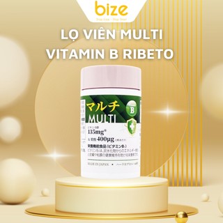 MULTI VITAMIN B Ribeto Nhật Bản - Hỗ Trợ Tăng Cường Vitamin Nhóm B Cho Cơ Thể