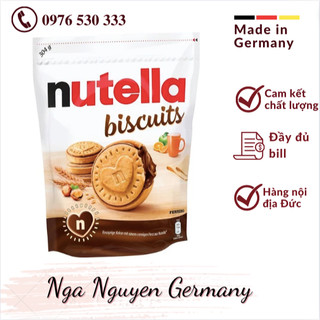 Bánh quy nhân Socola Nutella Biscuits 304g hàng chuẩn Đức _ Hàng chuẩn, đầy đủ bill Đức