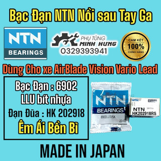 Bạc đạn ntn nồi sau tay ga airblade vision 6902 và bạc đạn đũa hk202918 chính hãng nhật bản >>>