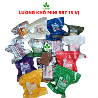 Lương khô mini viên nhỏ 14gr ăn kiêng bổ sung năng lượng SBT nhiều vị