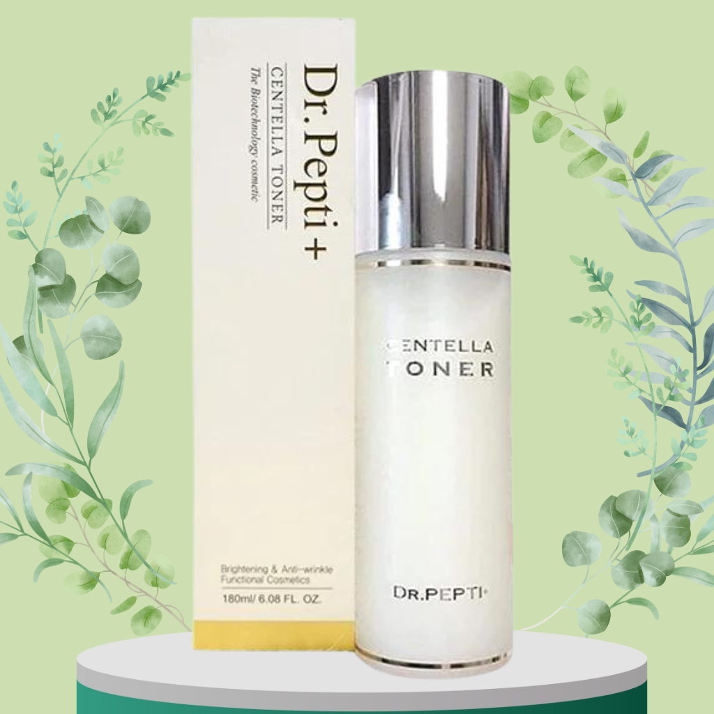 Nước Hoa Hồng Dr.Pepti Centella Toner 180ml Dưỡng Da Căng Bóng Chính Hãng Hàn Quốc