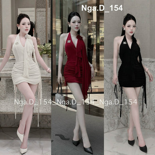 Đầm body đi tiệc cổ yếm hoa nổi vạt bèo hàng form chuẩn( không kèm tag) a15