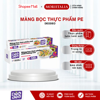 Màng Bọc Thực Phẩm PE "Chất Lượng Cao" DEODEO 30m - 120m - 150m, Bảo vệ thực phẩm, tránh nhiễm khuẩn