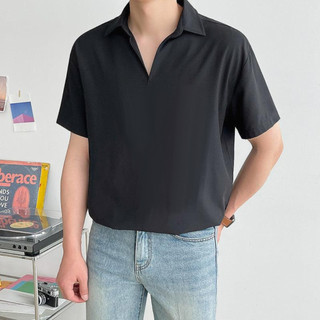 Áo sơ mi tay lỡ cổ vest/ pijama SMC4 ngắn tay form rộng kiểu dáng unisex phong cách Hàn Quốc Mrhero SM07 M.RO