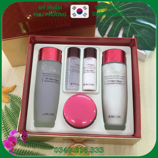 Bộ Mỹ Phẩm Chăm Sóc Dưỡng Làm Trắng Chống Lão Hóa Da 3W Clinic Collagen Skin Care 3 Items Set