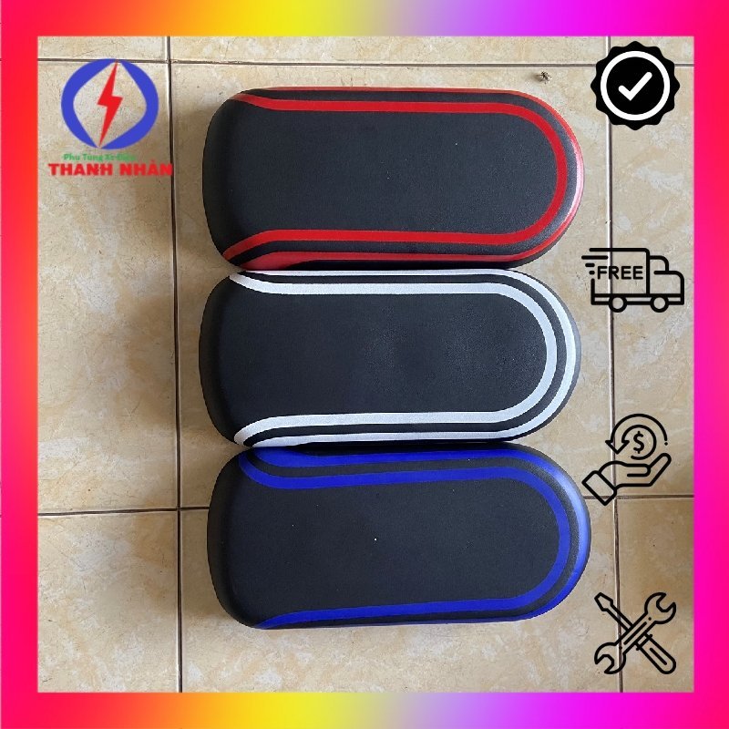 Yên Sau 2 Yên Xe Đạp điện, Đệm Lót Sau Cao Cấp 4 Nốt Gài 1 Vặn Vít Sonsu,Asama....