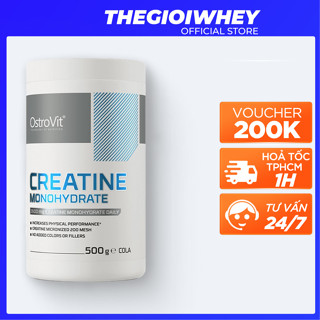 Creatine Monohydrate Ostrovit Pre Workout 100 lần dùng Tăng Sức Mạnh Tăng Thể Lực Tỉnh Táo Tập Trung