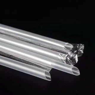Bao 10 bịch ống hút bọc màng trắng.