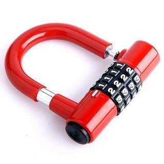 Ổ khoá số chữ u loại cao cấp - ổ khoá mật mã 4 số an toàn chống trộm, bảo mật cao