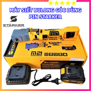  Máy siết bu lông góc dùng pin 21V STARKER lực siết 480N công nghệ Đức  Bảo hành 6 tháng 