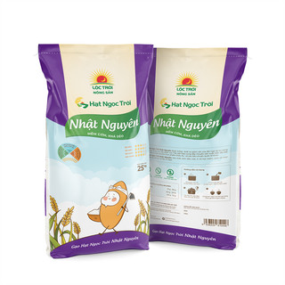 Gạo Nhật Nguyên Hạt Ngọc Trời  25Kg - Thơm lài, mềm cơm, khá dẻo, thơm lài