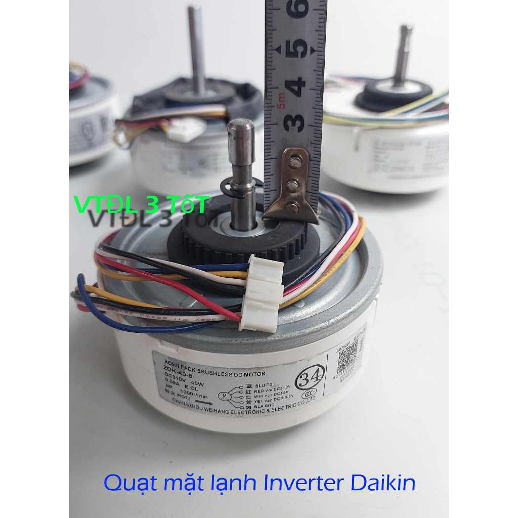 Motor quạt màn lạnh điều hòa Inverter hãng DC310V 30W-40W