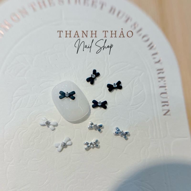 Charm nơ nhỏ mẫu mới ( 1 cái )