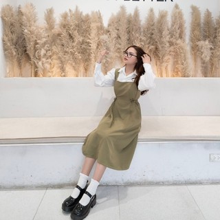 váy yếm xinh Yuri Design có dây chỉnh eo, SIZE RIÊNG