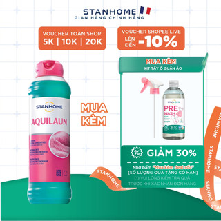 Nước giặt đậm đặc cho đồ len, lụa trắng và sáng màu Stanhome aquilaun super concentre 1000ml