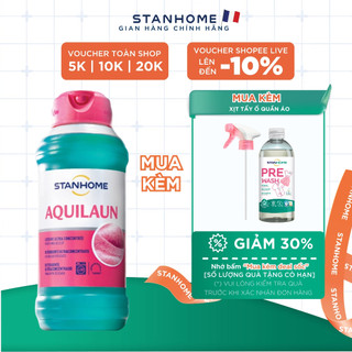 Nước giặt đậm đặc cho đồ len, lụa trắng và sáng màu Stanhome aquilaun super concentre 750ml