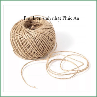 Dây thừng cuộn nhỏ trang trí sinh nhật, handmade, phụ kiện trang trí bánh kem
