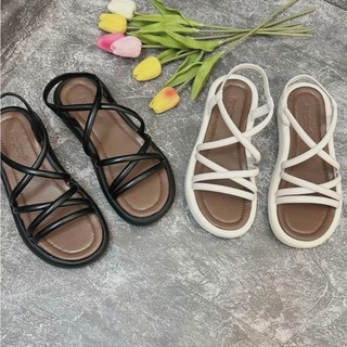 Dép sandal nữ quai chéo đế mềm êm chân 2 màu D10