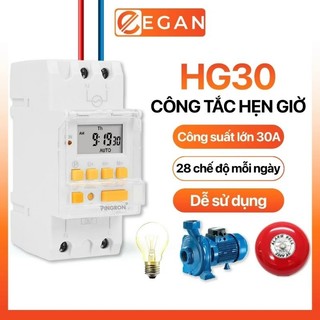 Công tắc timer hẹn giờ thời gian thực hg30 công suất lớn 30a 220v 6kw