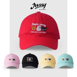 Mũ Lưỡi Trai Quảng Châu Thêu Icon Thú Cưng Dễ Thương Jussy Official Kiểu Nón Mũ Nam Nữ Unisex Vải Cotton Form Mềm