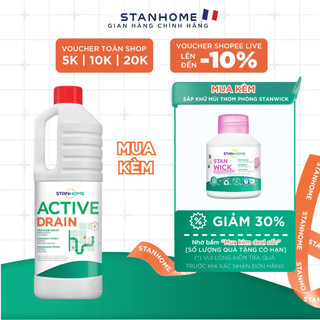 Dung dịch thông tắc đường ống Stanhome active drain 1000ml