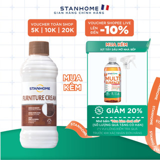 Kem dưỡng làm sạch đồ gỗ Stanhome Furniture Cream 250ml