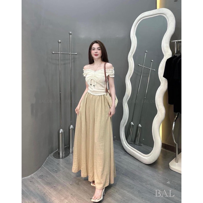 Set nữ mềm mát tiểu thư mềm mại [Hàng thiết kế ]
