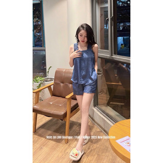 Set nữ mềm mát tiểu thư mềm mại [Hàng thiết kế ]