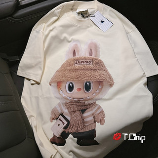 Áo Phông Hình Labubu Mũ Lông L1