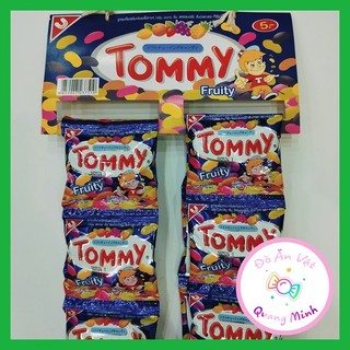 Bán sỉ kẹo nhai vị hoa quả Tommy Thái Lan dây 24 gói 15g thơm ngon,đồ ăn vặt thái lan, đồ ăn vặt cổng trường hot nhất