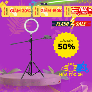 Bộ Review Kèm Đèn 26cm,33cm - Chuyên Quay Review Sản Phẩm, Tăng Điều Chỉnh Ánh Sáng, Khung Hình  - Chính Hãng HULAKO