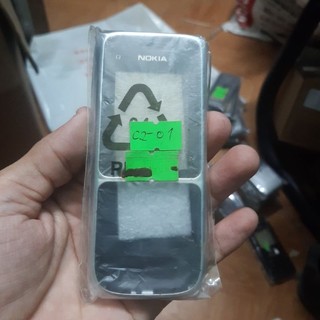 Bộ vỏ nokia C2-01 không kèm bàn phím chính hãng màu đen