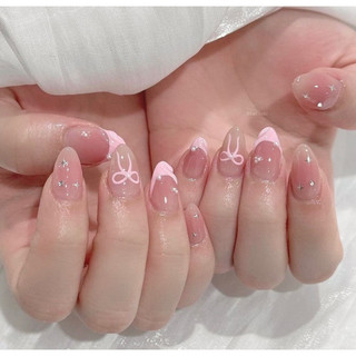 Nailbox thiết kế - Nailbox thạch fen và nơ