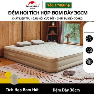 Đệm hơi kèm bơm naturehike glamping cnh22dz015