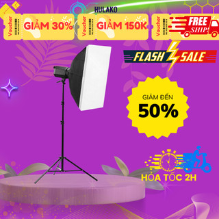 Bộ Đèn Berido  Chụp Vuông (60x90cm) kèm Chân linco - livestream, decor phòng, điểu chỉnh ánh sáng - Chính Hãng HULAKO