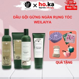 Dầu gội thảo dược Weilaiya HOKA STORE chính hãng ngăn rụng tóc và kích thích mọc tóc hương nước hoa