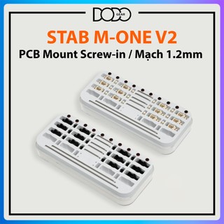 Bộ stab stabilizer m-one v2 pcb mount screw-in thanh cần bằng stab m-one v2 cho bàn phím cơ dodo gear