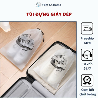 Túi đựng giầy 29x43cm, miệng kèm dây rút tiện lợi, chất liệu EVA (TâmAn Home)