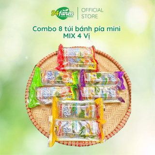 Combo 8 túi bánh pía mini Sóc Trăng Mix 4 vị