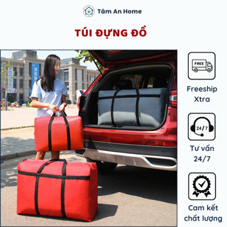 Túi Đựng Chăn Màn Quần Áo Cỡ To, Túi Vải Du Lịch Siêu To (TâmAn Home)