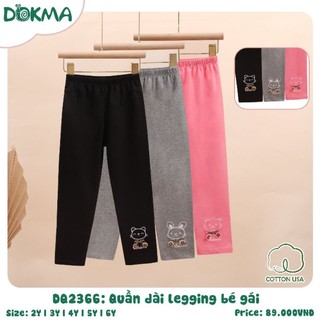 Quần Legging bé gái Dokma 2-6Y DQ1841, DQ2366