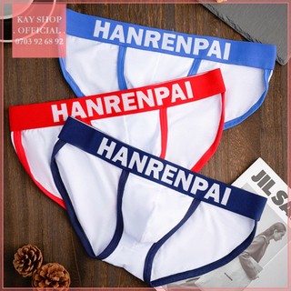 [SALE HOT] Quần lót nam hở đùi sexy HANRENPAI thun cotton - Quần sịp nam tôn mông căng quyến rũ
