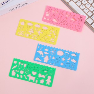 3 Thước Nhiều Hình Tập Vẽ - Thỏ Hồng VPP