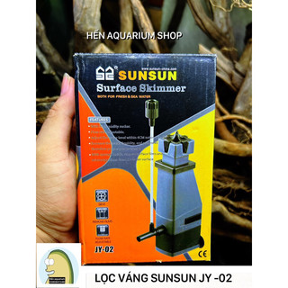 Máy lọc váng cho bể cá cảnh thuỷ sinh Sunsun