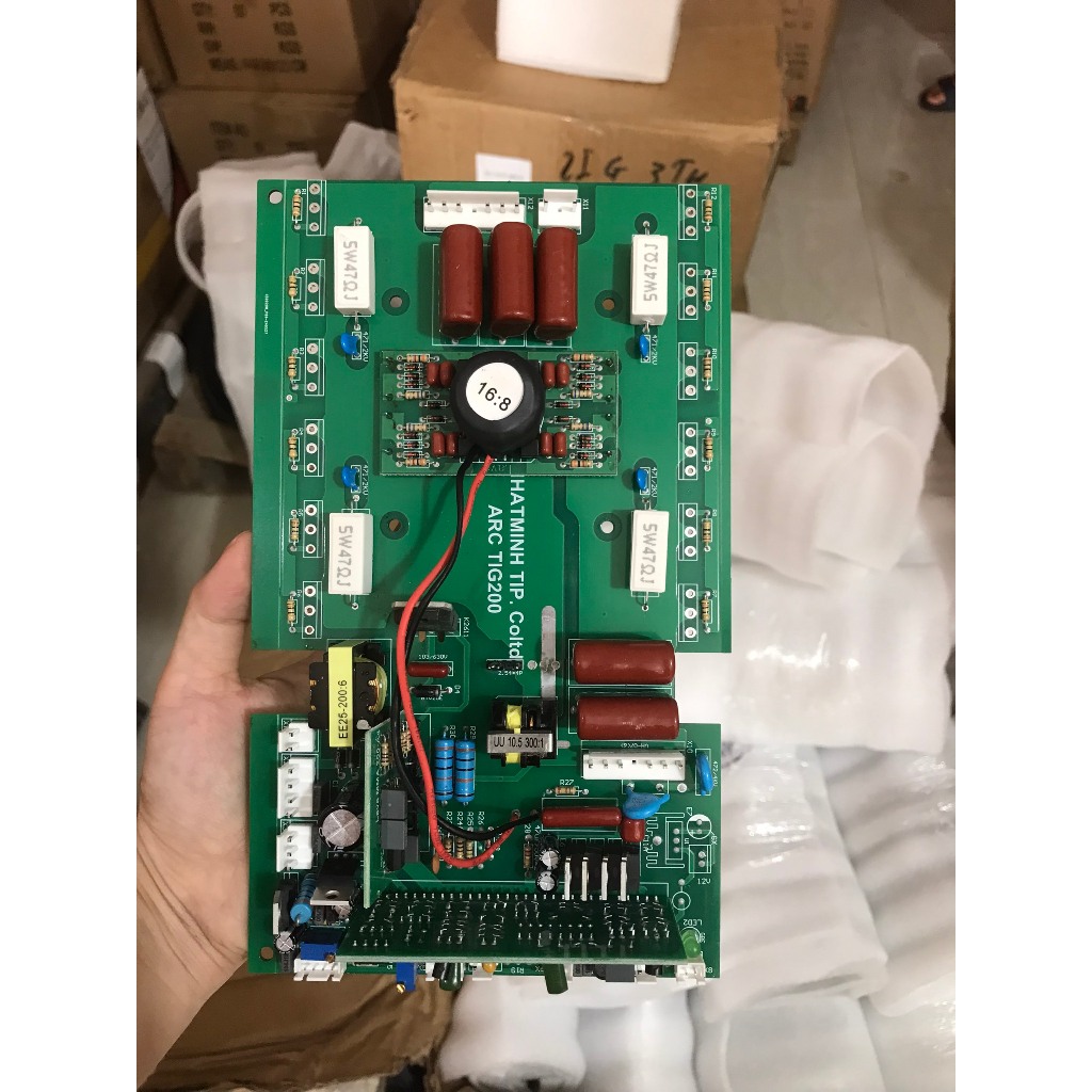 Bo trên cho máy hàn 3 bo dòng mosfet