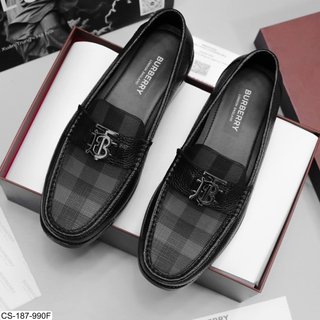 giày loafer, giày công sở, giày da, giày lười nam buberry