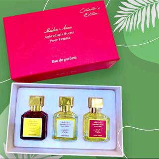   F305  Sét Nước Hoa Nữ Maiden Anna Đỏ_3 lọ hương thơm 